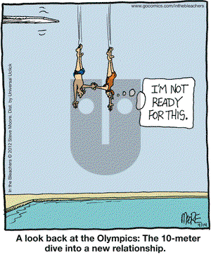 In the Bleachers on Friday September 14, 2012 Comic Strip