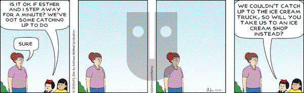 Nancy on Thursday July 25, 2019 Comic Strip