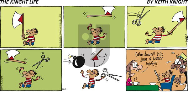 The Knight Life on Sunday October 7, 2012 Comic Strip