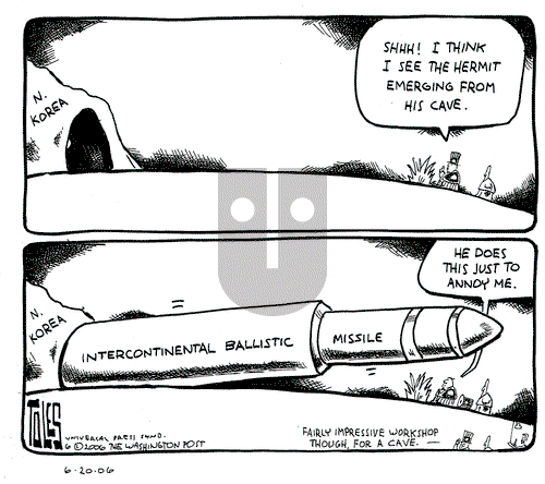 Tom Toles on Tuesday June 20, 2006 Comic Strip