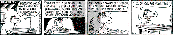 Peanuts - Thursday August 11, 1966 Comic Strip