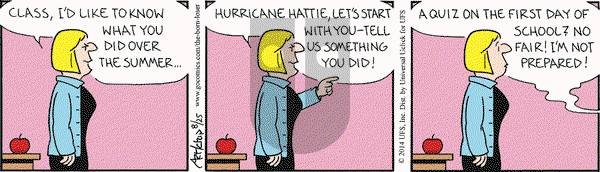 The Born Loser on Monday August 25, 2014 Comic Strip