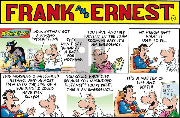 Frank and Ernest on Sunday April 27, 2014 Comic Strip
