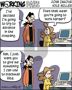 Working Daze on Monday August 2, 2004 Comic Strip