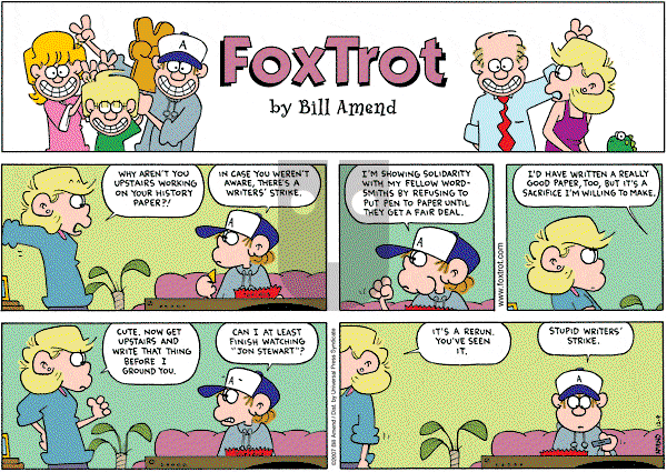 FoxTrot on Sunday December 9, 2007 Comic Strip