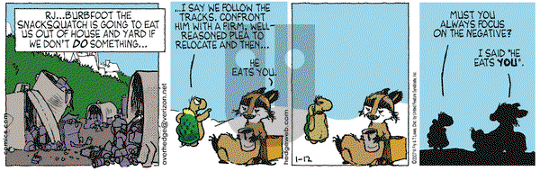 Over the Hedge on Friday January 12, 2007 Comic Strip
