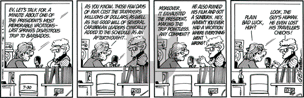 Doonesbury on Monday August 21, 1989 Comic Strip
