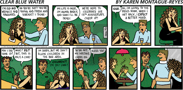 Clear Blue Water on Sunday September 9, 2007 Comic Strip