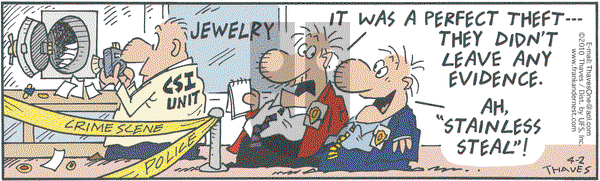 Frank and Ernest - Friday April 2, 2010 Comic Strip