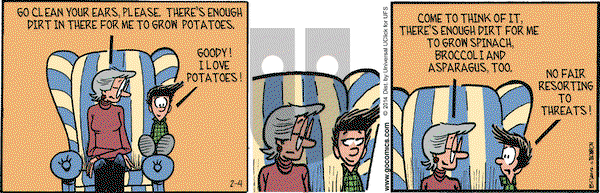 Grand Avenue on Tuesday February 4, 2014 Comic Strip