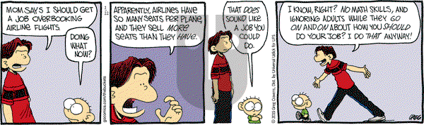 The Buckets on Thursday January 22, 2015 Comic Strip