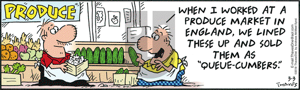 Frank and Ernest on Saturday March 3, 2018 Comic Strip