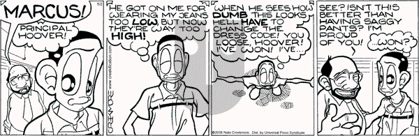 Maintaining on Friday May 2, 2008 Comic Strip