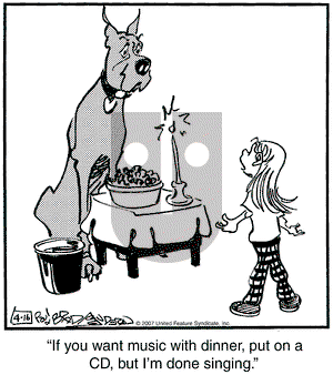 Marmaduke on Monday April 16, 2007 Comic Strip
