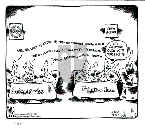 Tom Toles on Wednesday March 20, 1996 Comic Strip