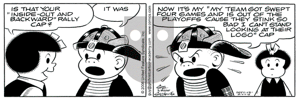 Nancy on Sunday September 17, 2006 Comic Strip