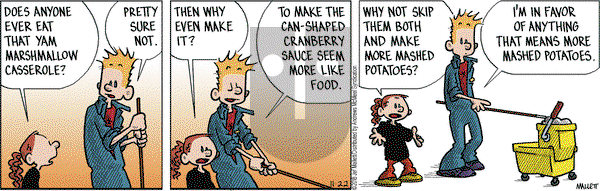 Frazz on Thursday November 22, 2018 Comic Strip