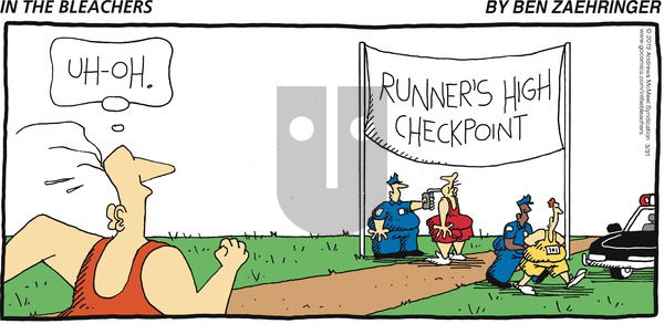 In the Bleachers on Sunday March 31, 2019 Comic Strip