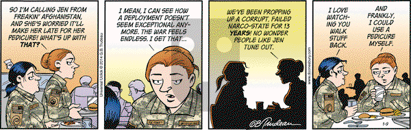 Doonesbury on Thursday January 9, 2014 Comic Strip