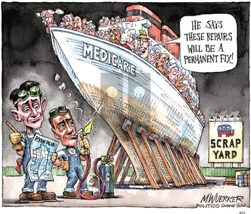 Matt Wuerker on Monday April 11, 2011 Comic Strip