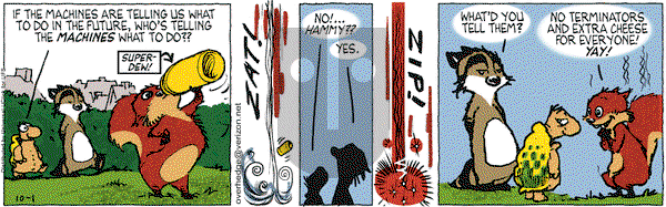 Over the Hedge on Saturday October 1, 2011 Comic Strip