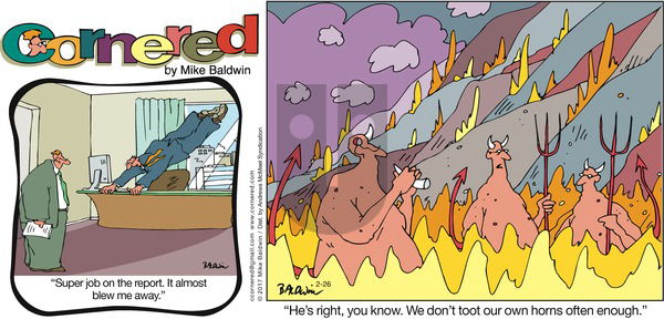 Cornered on Sunday February 26, 2017 Comic Strip