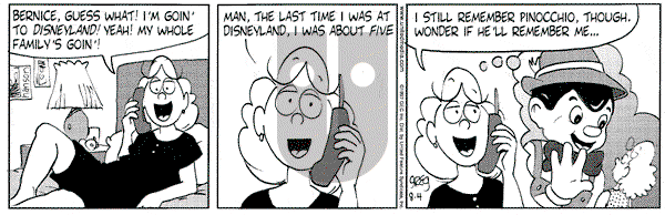 Luann on Monday August 4, 1997 Comic Strip