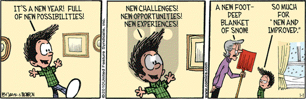 Grand Avenue on Friday January 1, 2010 Comic Strip