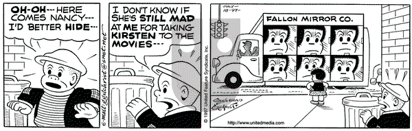 Nancy - Friday July 18, 1997 Comic Strip