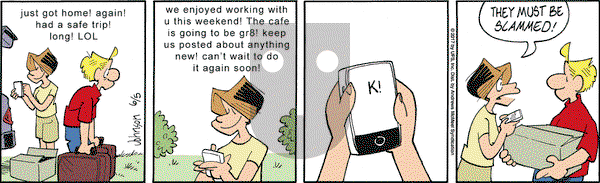 Arlo and Janis on Monday June 5, 2017 Comic Strip