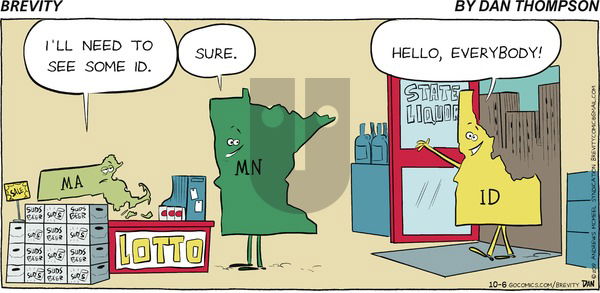 Brevity on Sunday October 6, 2019 Comic Strip