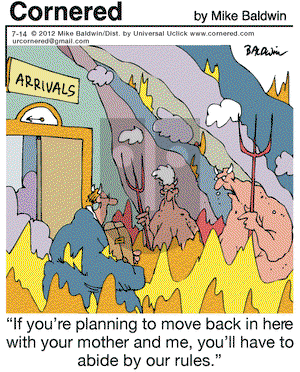 Cornered on Saturday July 14, 2012 Comic Strip
