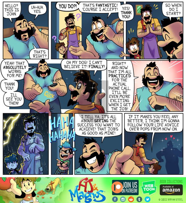 AJ and Magnus on Sunday June 12, 2022 Comic Strip