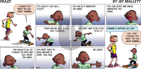 Frazz on Sunday July 28, 2019 Comic Strip