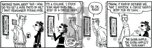 Monty on Thursday April 19, 2001 Comic Strip