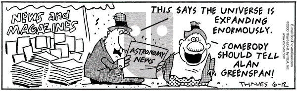 Frank and Ernest on Sunday October 8, 2000 Comic Strip