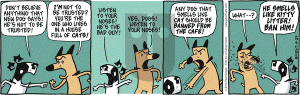 Pooch Cafe on Tuesday April 29, 2014 Comic Strip