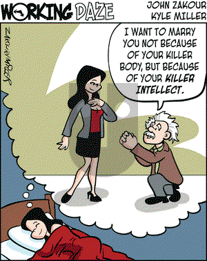Working Daze on Wednesday February 13, 2008 Comic Strip