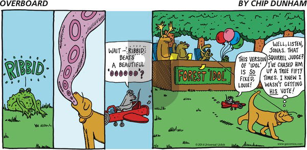 Overboard on Sunday September 14, 2014 Comic Strip