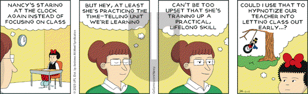 Nancy - Friday December 1, 2023 Comic Strip