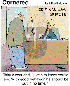 Cornered on Thursday March 12, 2020 Comic Strip