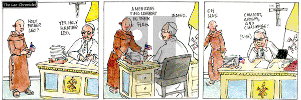 Francis on Monday July 7, 2025 Comic Strip