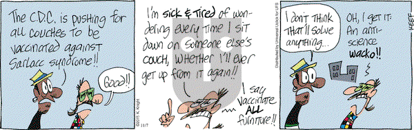 The Knight Life on Saturday November 7, 2015 Comic Strip