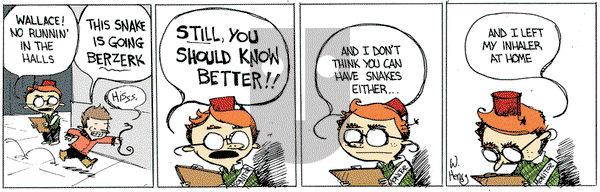 Wallace the Brave on Thursday January 7, 2016 Comic Strip