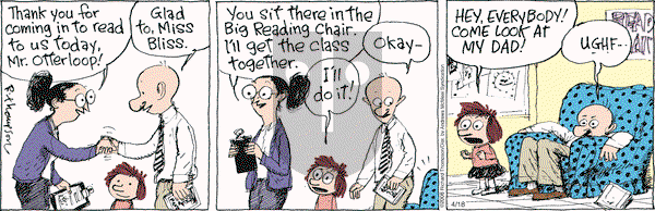Cul de Sac on Wednesday April 18, 2018 Comic Strip