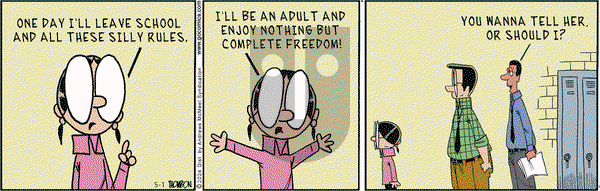 Grand Avenue on Wednesday May 1, 2024 Comic Strip