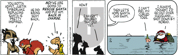 Over the Hedge on Wednesday December 12, 2012 Comic Strip