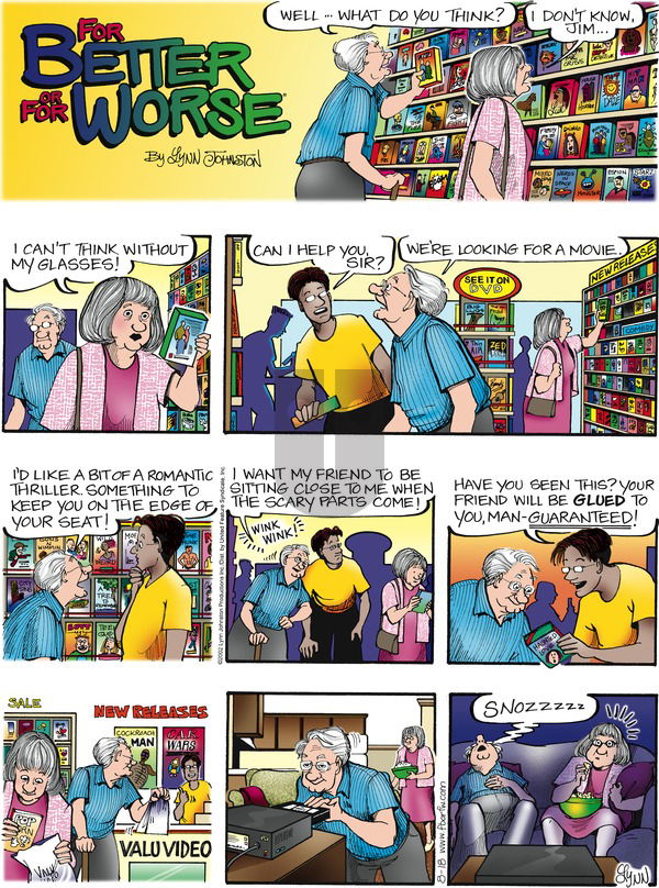 For Better or For Worse on Sunday August 18, 2002 Comic Strip