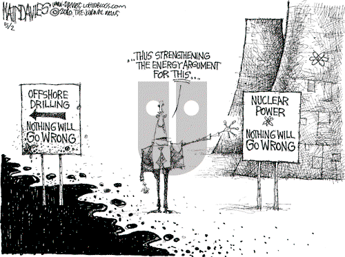 Matt Davies - Monday May 3, 2010 Comic Strip