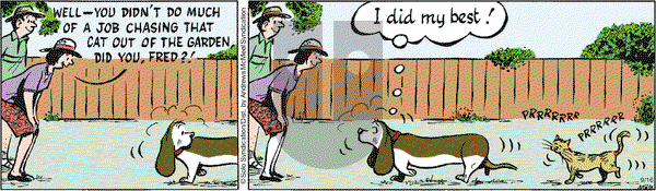 Fred Basset on Wednesday September 16, 2020 Comic Strip